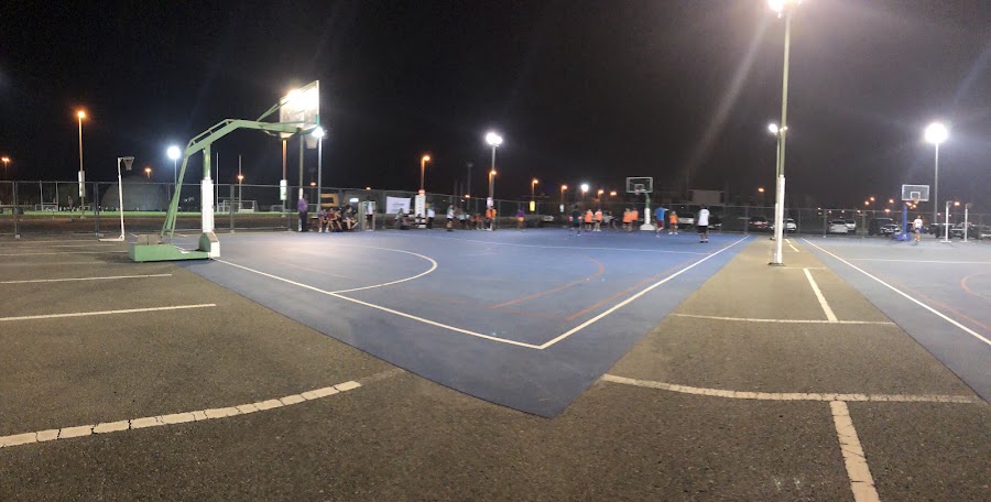 Zayed Sports city outdoor basketball courts