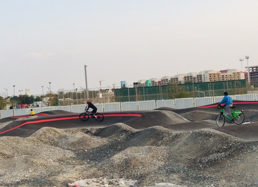 Pump Track at Masdar City by Velosolutions