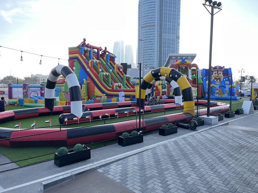 Rainbow kids play ground