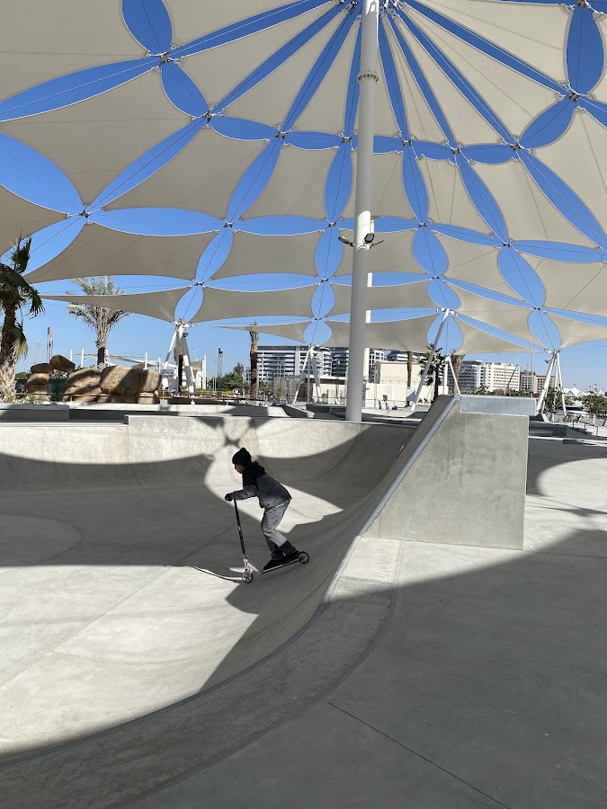 Yas island skate park