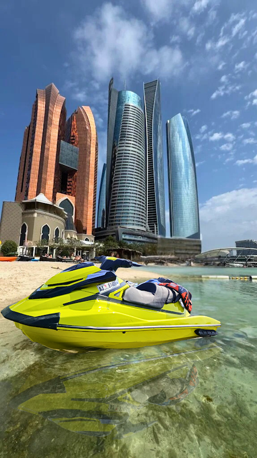 Abu Dhabi Jet ski rental - Capitalgate - Al Bateen