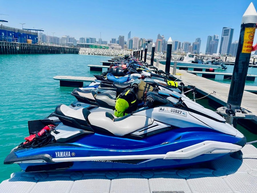 Abu Dhabi jet ski rental & Capital gate