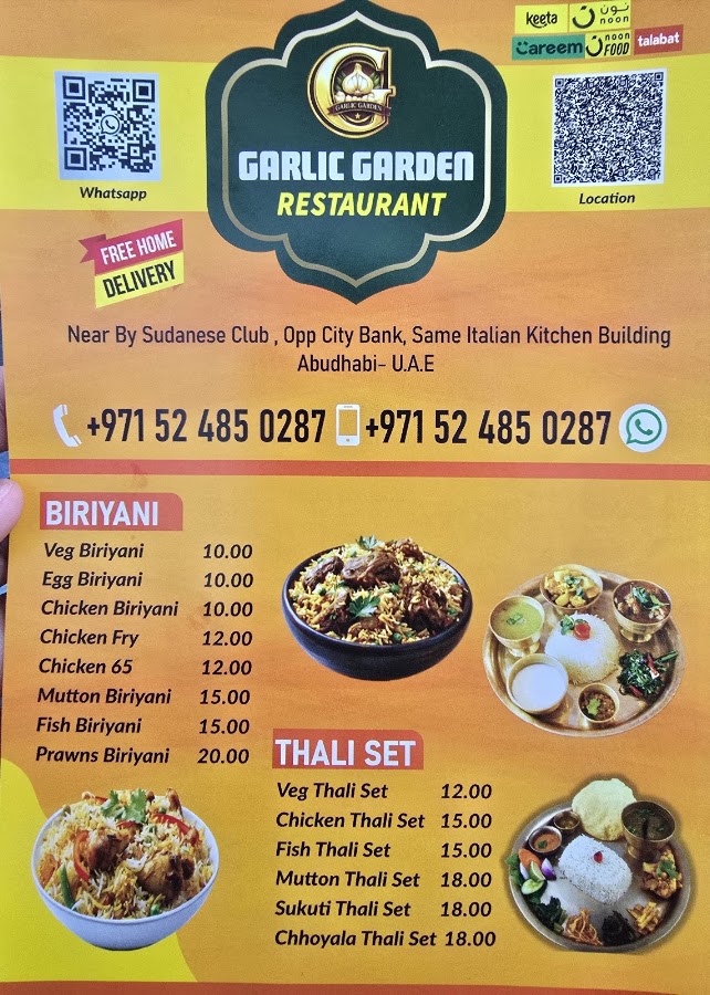 GARLIC GARDEN RESTAURANT