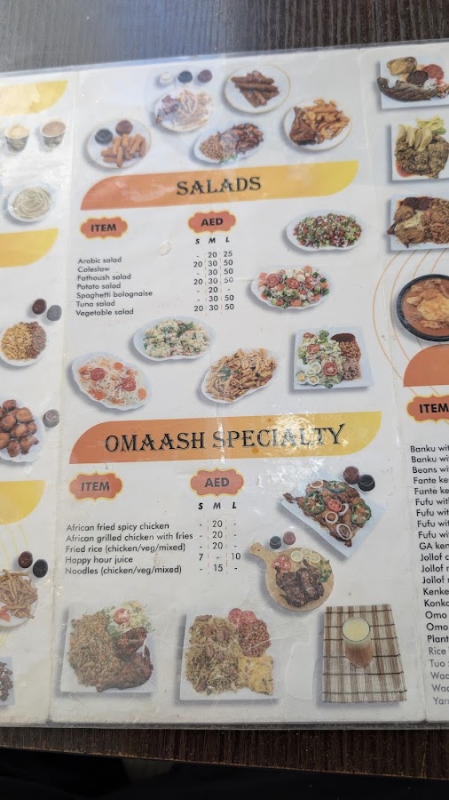 Omaash African Restaurant