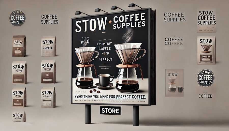 Stow coffee supplies
