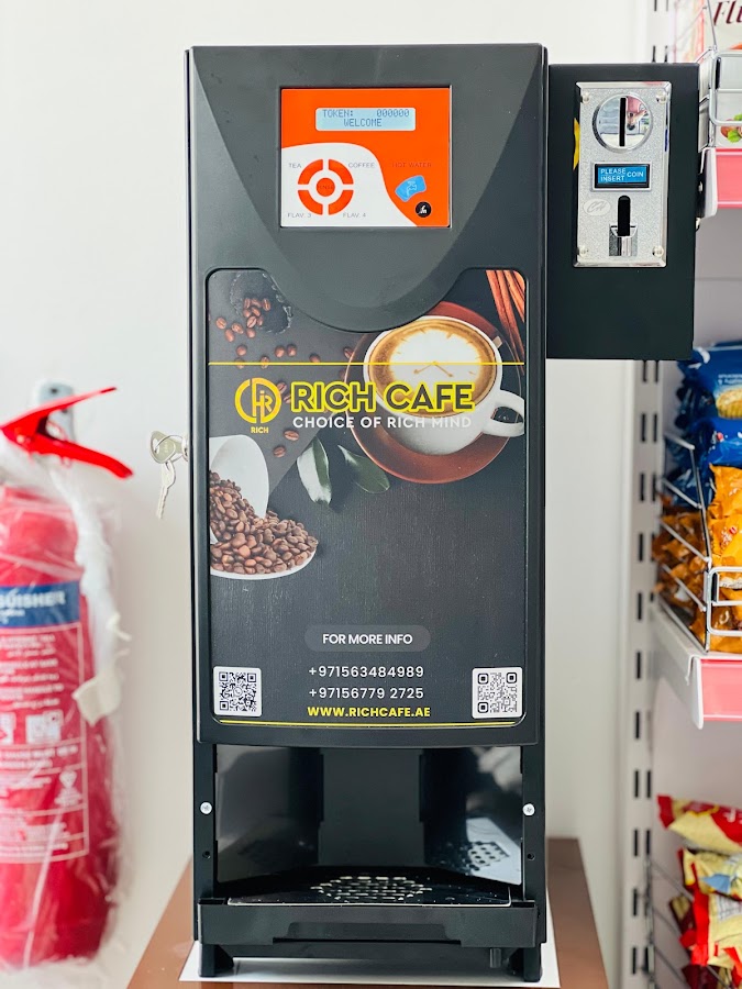 RICH CAFE COFFEE VENDING MACHINE