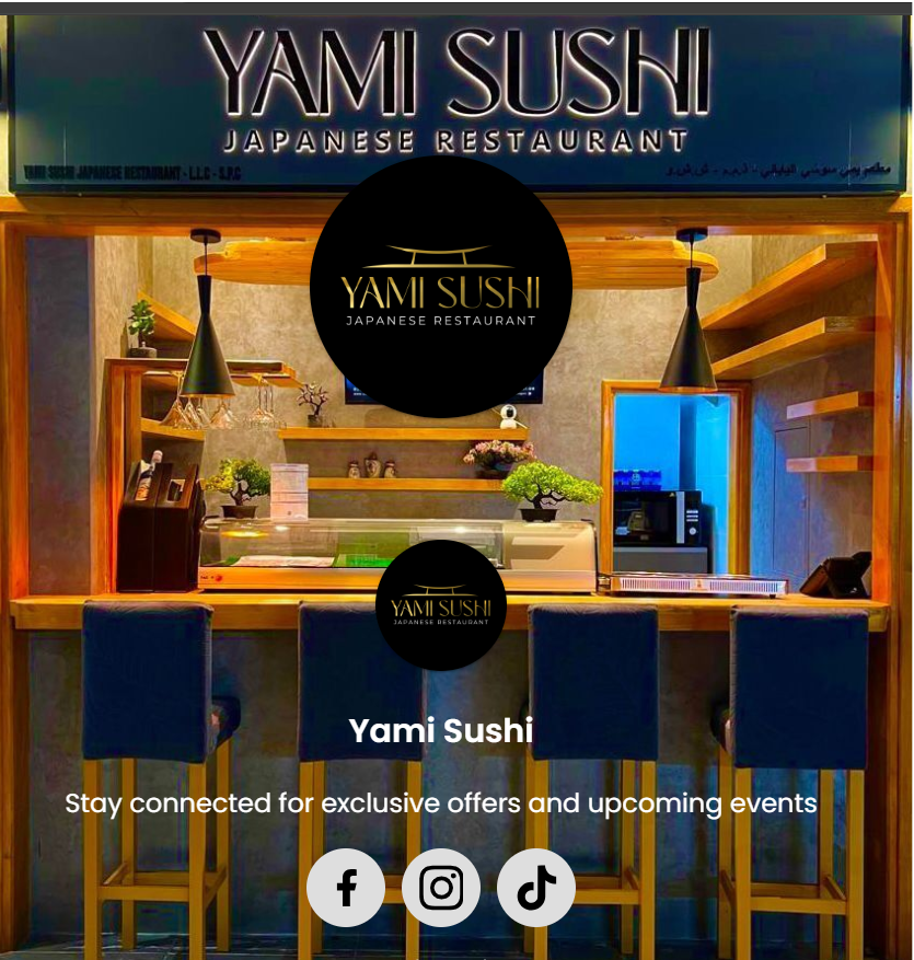 Yami Sushi Japanese Restaurant مطعم ياباني